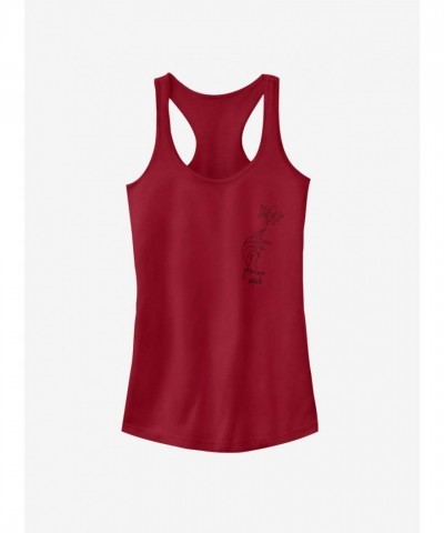 Disney Maleficent Wildflower Tank Top for Girls - Red