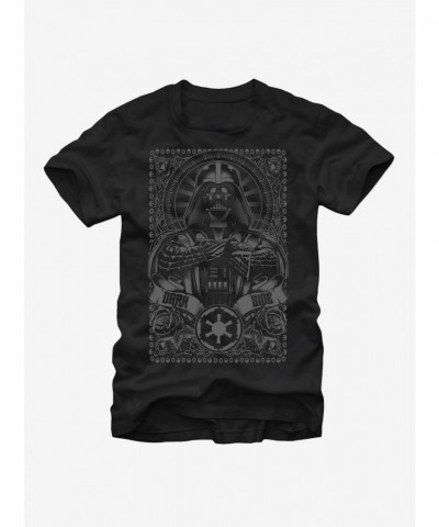 Darth Vader Dark Side T-Shirt for Men - Black Cotton Tee
