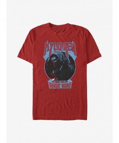 Star Wars Kylo Ren Red T-Shirt: Show The Dark Side - Unisex