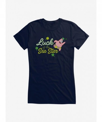 SpongeBob Luck of the Sea Star Girls T-Shirt