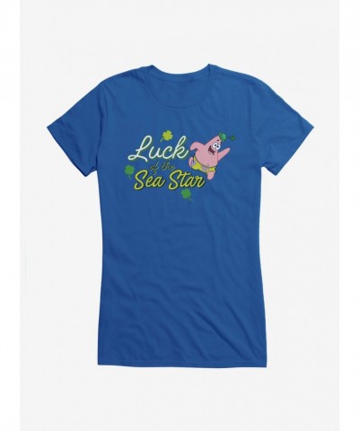 SpongeBob Luck of the Sea Star Girls T-Shirt