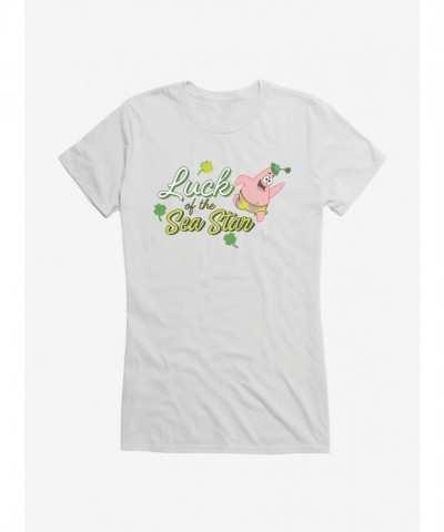 SpongeBob Luck of the Sea Star Girls T-Shirt