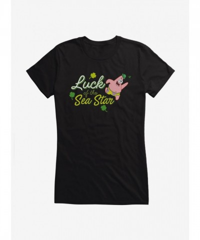 SpongeBob Luck of the Sea Star Girls T-Shirt