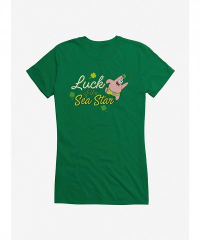 SpongeBob Luck of the Sea Star Girls T-Shirt