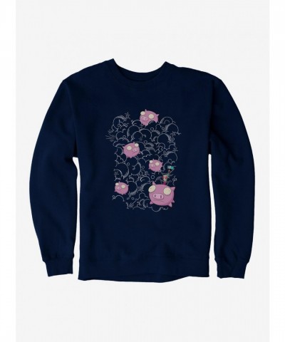 Invader Zim Gir & Pig Cozy Men's Fleece Sweatshirt