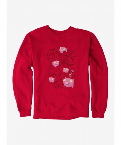 Invader Zim Gir & Pig Cozy Men's Fleece Sweatshirt