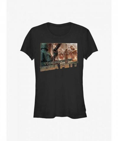 Star Wars The Book of Boba Fett Graphic Tee for Girls - Black