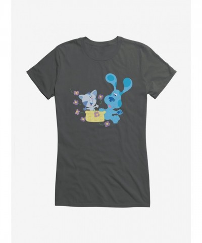Blue's Clues Girls T-Shirt with Periwinkle and Blue Design