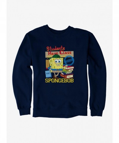 SpongeBob SquarePants Unisex Classy Sweatshirt for Students