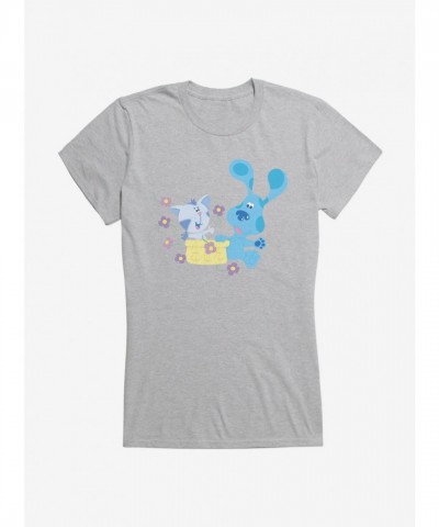 Blue's Clues Girls T-Shirt with Periwinkle and Blue Design
