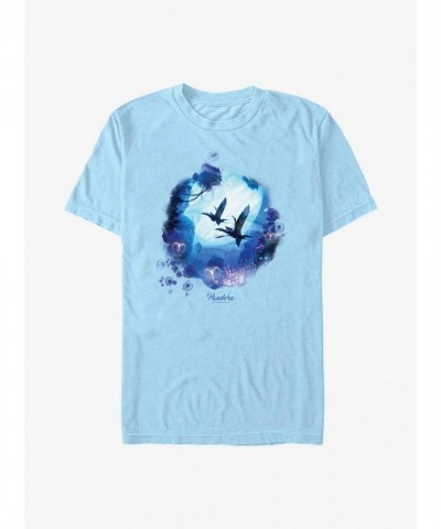 Avatar Flying Banshee T-Shirt for Men - Lightweight Blue Cotton