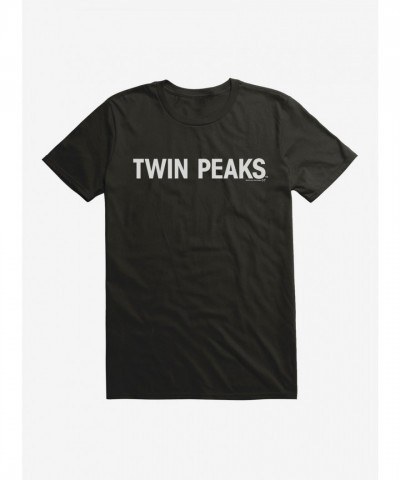 Twin Peaks Iconic Script Tee for Men in Lightweight Cotton