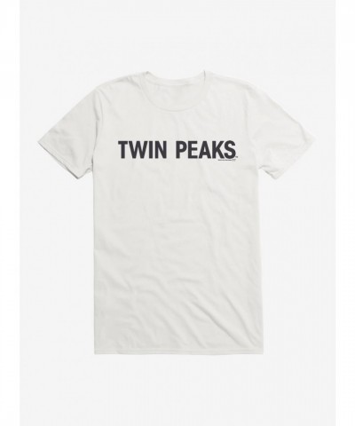 Twin Peaks Iconic Script Tee for Men in Lightweight Cotton