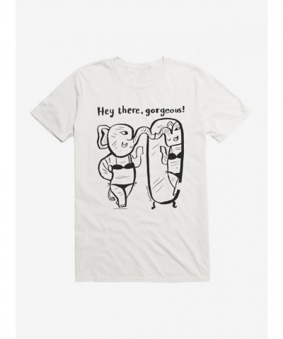 CupOfTherapy Hey There, Gorgeous! Unisex Lightweight Cotton T-Shirt