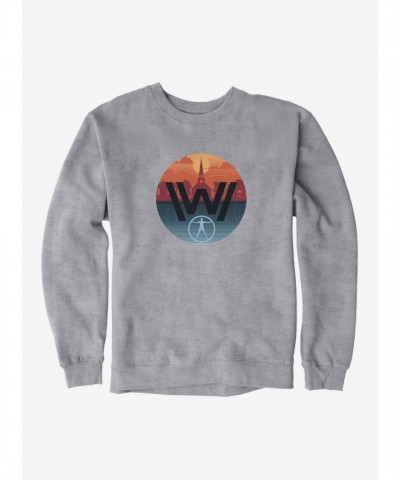 Westworld Horizon Sunset Men's Heavyweight Fleece Sweatshirt Westworld Horizon Sunset Men's Heavyweight Fleece Sweatshirt