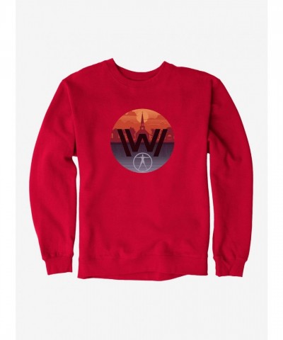 Westworld Horizon Sunset Men's Heavyweight Fleece Sweatshirt Westworld Horizon Sunset Men's Heavyweight Fleece Sweatshirt
