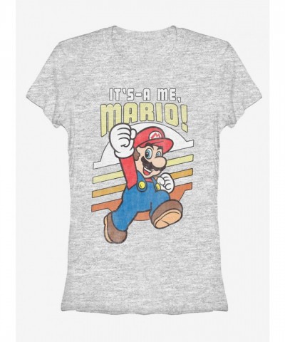 Nintendo Girls Super Mario T-Shirt - Soft Black Tee for Fashion Gamers