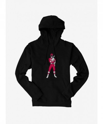 Mighty Morphin Power Rangers Red Ranger Ready Aim Men's Hoodie