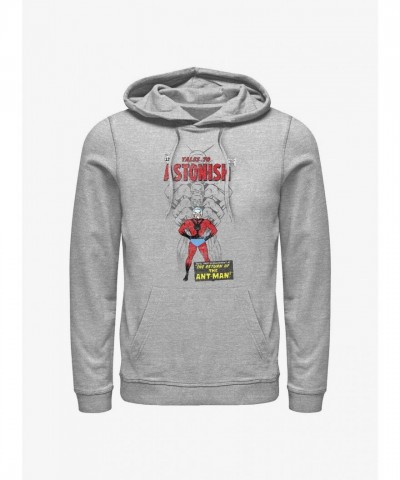 Marvel's Classic Ant-Man Men's Grey Hoodie