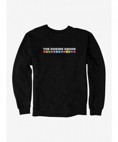 DC Comics Suicide Squad Symbols Sweater for Men
