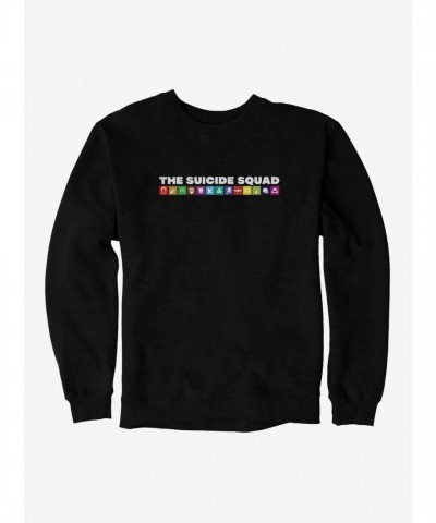 DC Comics Suicide Squad Symbols Sweater for Men