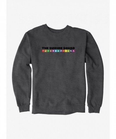 DC Comics Suicide Squad Symbols Sweater for Men