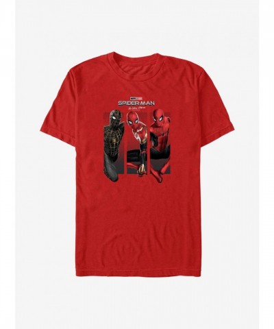 Marvel T-Shirt: Spider-Man No Way Home Tri-Pose Men's Lightweight Cotton