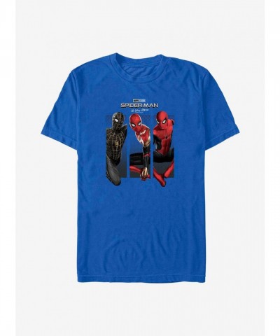 Marvel T-Shirt: Spider-Man No Way Home Tri-Pose Men's Lightweight Cotton