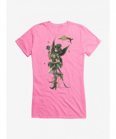 Trick Lucky's Fairies Lightweight Cotton Girls T-Shirt