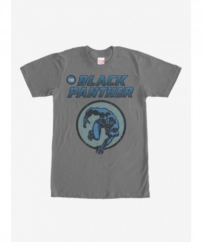 Marvel Black Panther Charcoal Gray T-Shirt - Men's Unisex Edition