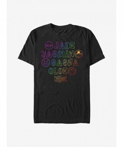 Bratz Personalized Cotton T-Shirt - Black Men's