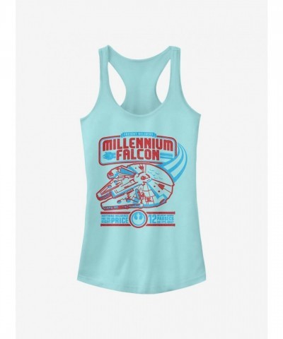 Star Wars Smuggler Girl Tank Top for Girls - Blue