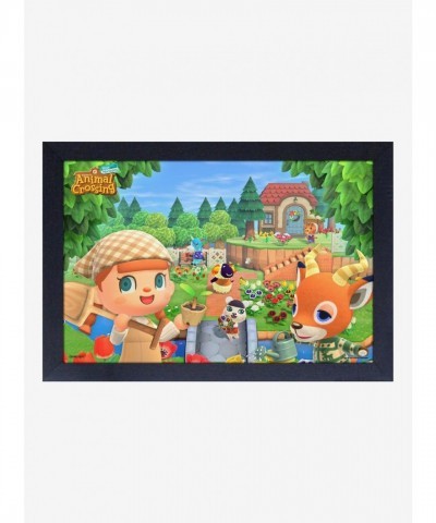 Animal Crossing New Horizons Spring Premium Framed Art