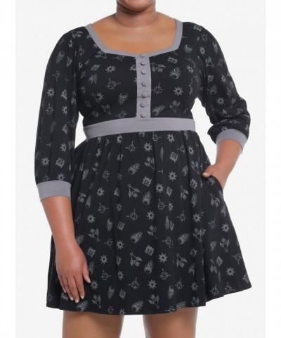 Shadow And Bone Grisha Sigils Plus Size Dress