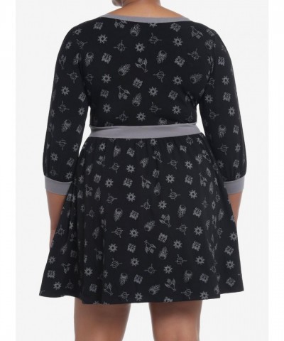 Shadow And Bone Grisha Sigils Plus Size Dress