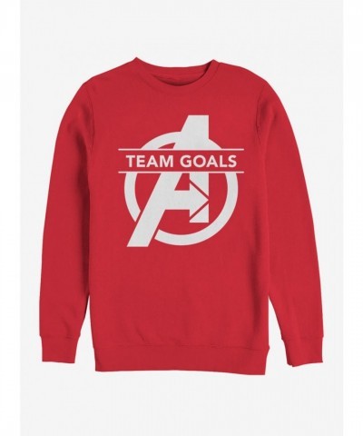 Marvel Avengers Team Goals Red Unisex Sweatshirt