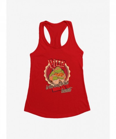 Teenage Mutant Ninja Turtles Heart Design Girls Tank Top