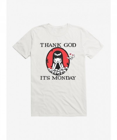 Emily Strange Monday Motivation T-Shirt - Men's White