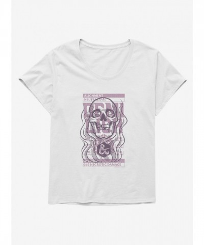 Dungeons & Dragons Life Drain Retro Style Girls Plus Size Tee