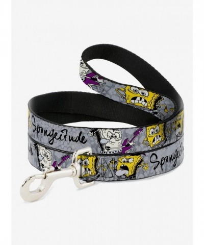 SpongeBob SquarePants Inspired Stylish Dog Leash - 6ft Polyester with Steel Hardware