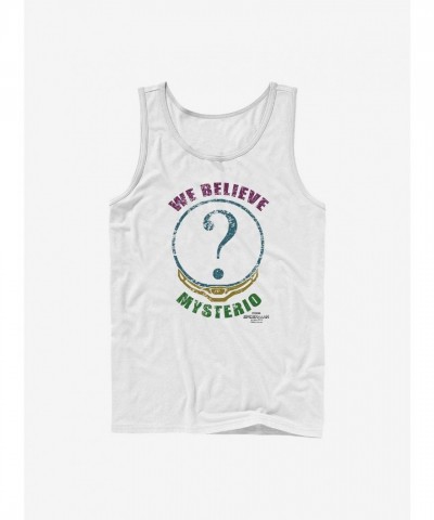 Marvel's Spider-Man We Believe Mysterio Men's Cotton Tank Top - White