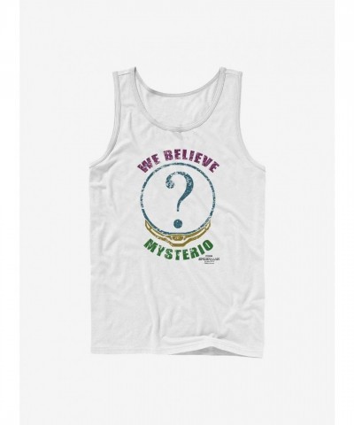 Marvel's Spider-Man We Believe Mysterio Men's Cotton Tank Top - White