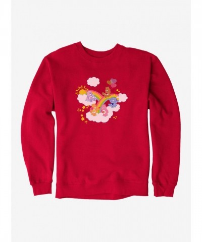 Care Bears Rainbow Gathering Red Sweatshirt for Men