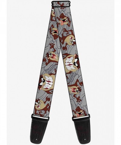 Buckle-Down Looney Tunes Tasmanian Devil Swirl Guitar Strap for Rocking Performances