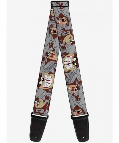Buckle-Down Looney Tunes Tasmanian Devil Swirl Guitar Strap for Rocking Performances