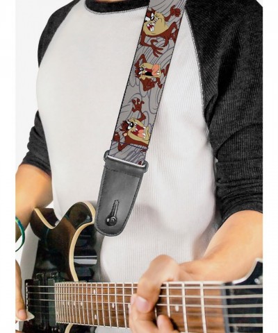 Buckle-Down Looney Tunes Tasmanian Devil Swirl Guitar Strap for Rocking Performances