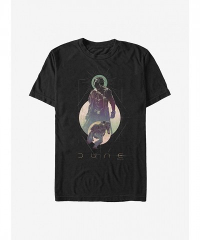 Dune Moon Unisex Black T-Shirt