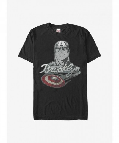Marvel's Captain America Brooklyn Watcher Unisex T-Shirt - Black