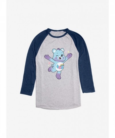 Care Bears Dream Bright Jump Raglan T-Shirt - Men's Blue