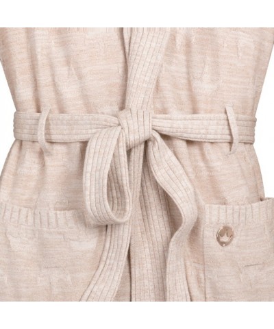Disney Adult Sweater Robe with Jacquard Crown Detail